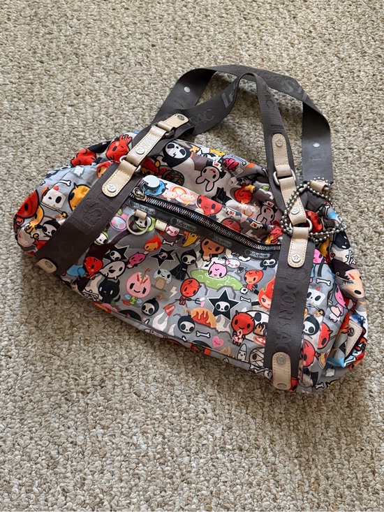 tokidoki Handbags - Vintage! Tokidoki Lesportsac baby inferno shoulder duffle bag